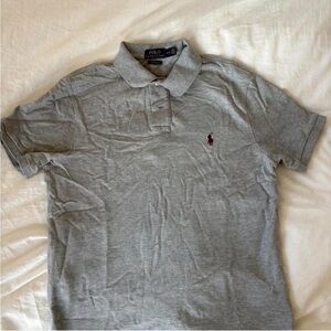 Ralph Lauren Classic Gray Polo Shirt for Men